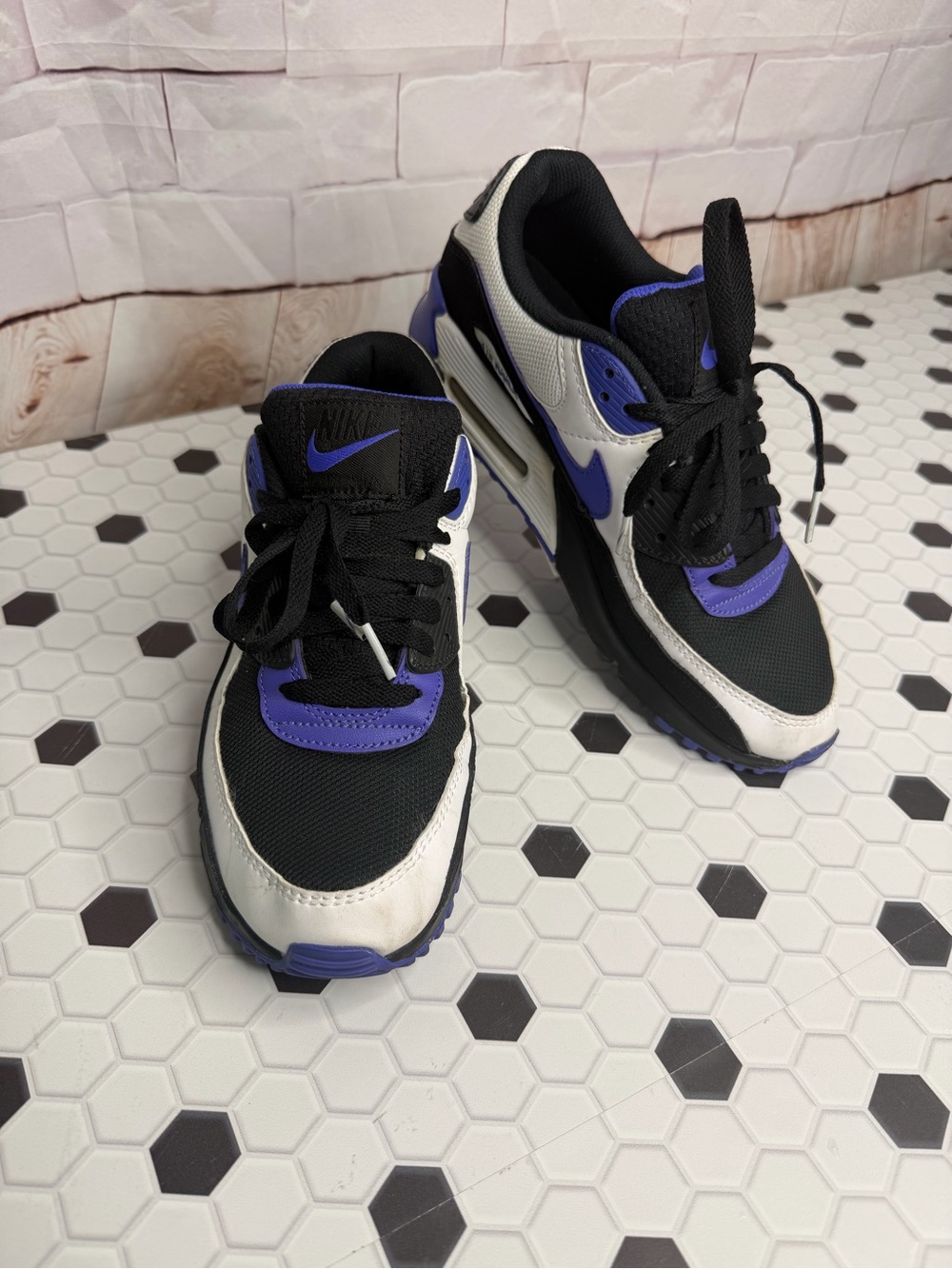 Nike Air Max 90 – Black, White & Purple | Mens ‎ Size 8